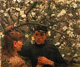 Henry Scott Tuke The Promise painting