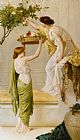 Henry Thomas Schaefer A Basket of Roses - Grecian Girls