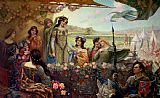 Herbert James Draper Lancelot and Guinevere