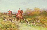 Heywood Hardy Hunting Scene