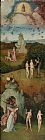 Triptych Paintings - Haywain, Left Wing of The Triptych by Hieronymus Bosch
