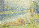 Reclining Nude Prints - Reclining Nude by Hippolyte Petitjean