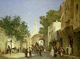 Honore Boze Arab Street Scene