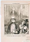 Honore Daumier Le Salon De 1857 Comment, C'est Dans Cette Cave Que… painting