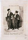Honore Daumier Les Avocats Et Les Plaideurs Enfin! Nous Avons Obtenu La Separation De Biens... painting