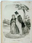 Honore Daumier Les Bons Bourgeois Un Chateau En Espagne painting
