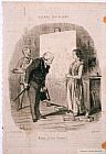 Honore Daumier Scenes D'atelier Madame, J'ai Bien L'honneur!... painting