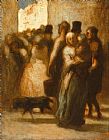 Honore Daumier To The Street painting