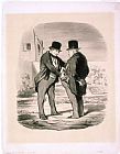 Honore Daumier Tout Ce Qu'on Voudra Nous Avons Donc Vole Le Ballon De Mr. Green painting