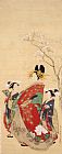 Cherry Prints - Beauty Under Cherry Blossoms by Hosoda Eishi