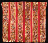 Huari Style Unku with Designs of Stylized Figures