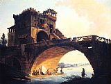 Hubert Robert The Old Bridge