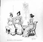 Hugh Thomson Scene From Pride And Prejudice By Jane Austen