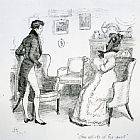 Pride Prints - Scene From Pride And Prejudice By Jane Austen by Hugh Thomson