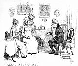 Hugh Thomson Scene From Pride And Prejudice By Jane Austen