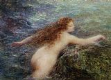 Symbolist Prints - Naiade by Ignace Henri Jean Fantin-Latour