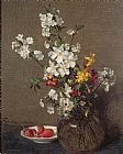 Ignace Henri Jean Fantin-Latour Spring Bouquet painting