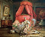 Romantic Prints - Romantic Scene by Ignacio De Leon y Escosura