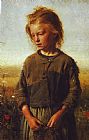 Fisher Girls by The Sea Prints - Fisher girl by Ilya Efimovich Repin