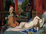 Unclothed Prints - Odalisque with Slave by Ingres
