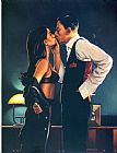Jack Vettriano Prints - Pincer Movement by Jack Vettriano