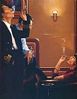 Jack Vettriano Prints - The Cigar Divan by Jack Vettriano
