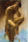 Males Prints - Male Figure by Jacob Collins
