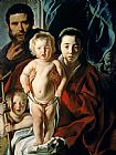 Holy Prints - The Holy Family with St. John the Baptist by Jacob Jordaens