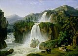 Jacob Philippe Hackert The Waterfall at Tivoli