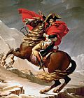 Jacques Louis David Napoleon Crossing the Alps