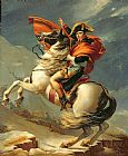 Jacques Louis David Napoleon Crossing the Alps on 20th May 1800 painting