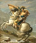 Jacques Louis David Napoleon painting