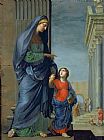 Jacques Stella Saint Anne Leading the Virgin to the Temple