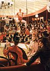 Circus Paintings - Women of Paris The Circus Lover by James Jacques Joseph Tissot