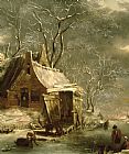 Scene Prints - Winter Scene by Jan Beerstraten