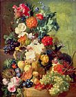 Jan van Os Still Life with Flowers and Fruit