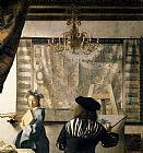 Jan Vermeer The Artist's Studio painting