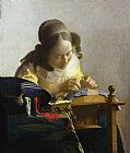 Jan Vermeer The Lacemaker