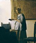 Jan Vermeer Woman Reading a Letter