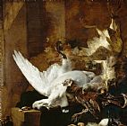 Jan Weenix Still life with a dead swan
