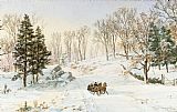 Jasper Francis Cropsey Winter on Ravensdale Road