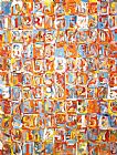 jasper johns Numbers in Color