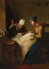 Jean-Francois Millet The Young Seamstress