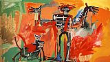Jean-michel Basquiat Boy And Dog in a Johnnypump