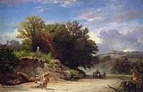 Jean Achille Benouville Landscape on the Outskirts of Rome
