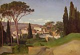 Jean Achille Benouville View of a Villa