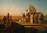 Jean Adrien Guignet Xerxes at the Hellespont