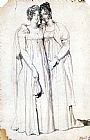 Jean Auguste Dominique Ingres Henriette Harvey And Her Half Sister Elizabeth Norton painting