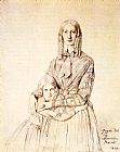Jean Auguste Dominique Ingres Madame Frederic Reiset, Born Augustine Modest Hortense Reiset, And Her Daughter, Theres Hortense Marie painting