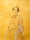 Jean Auguste Dominique Ingres Madame Hippolyte Flandrin, Born Aimee Caroline Ancelot